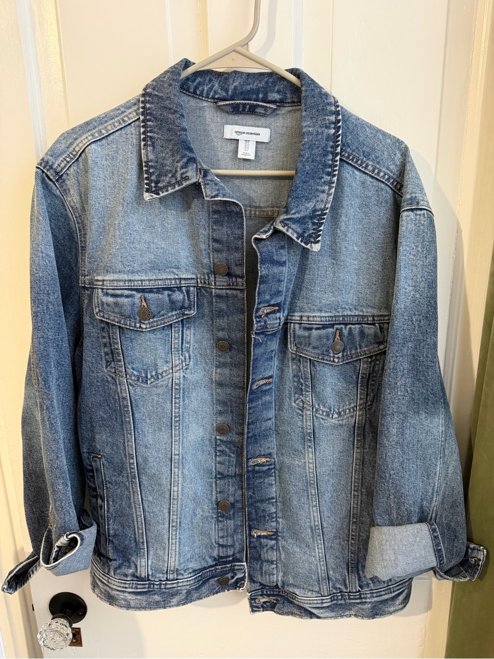 Amazon Essentials Medium Blue Denim Jean Jacket